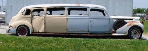Rusted out limo